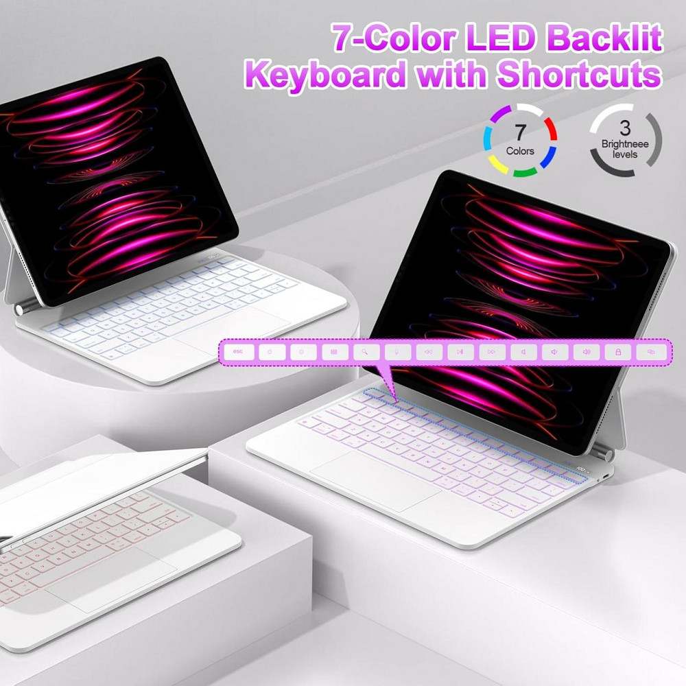 Магнитный чехол с клавиатурой и трекпадом LCD для iPad Air 13