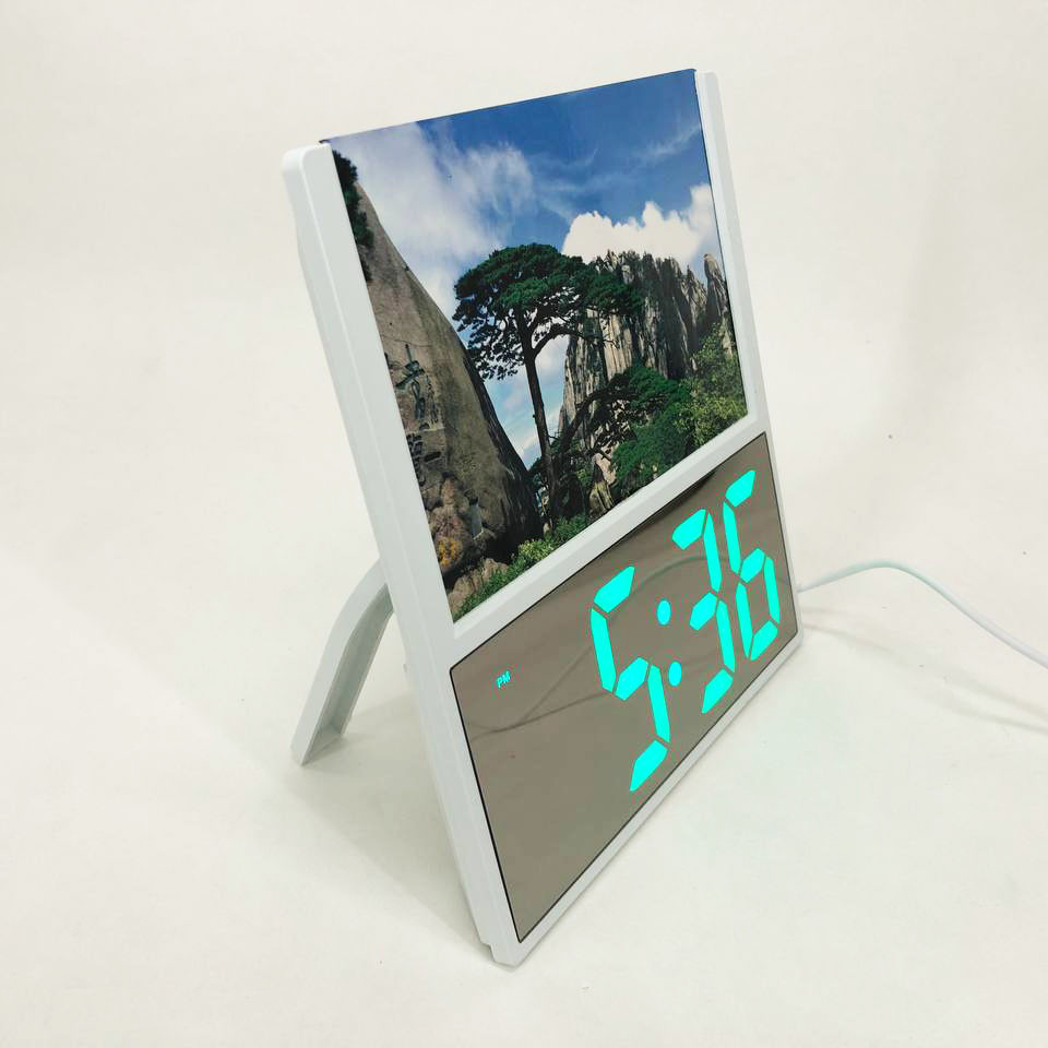 Годинник настільний цифровий електронний led DS-6608, Годинник електронний настільний з дисплеєм TN-28 Львів - фото 7
