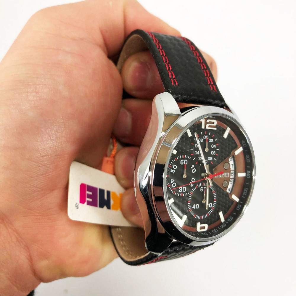 Брендові чоловічі годинники на браслеті SKMEI 9106RD, Годинник чоловічий BR-702 дуже стильні Київ - фото 10