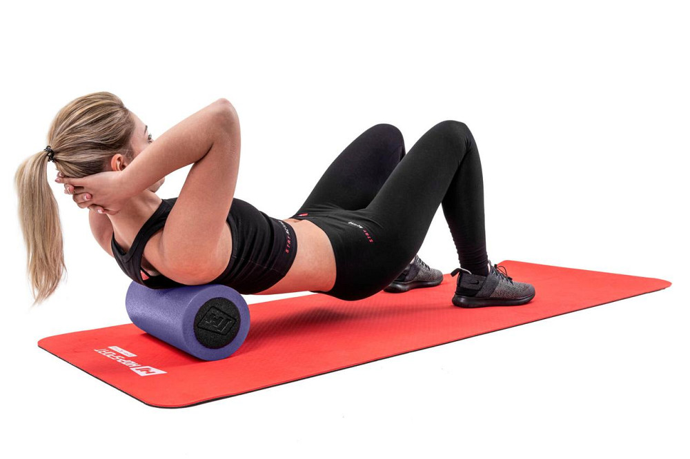 Масажний ролик (валик, роллер) EPE 30см Hop-Sport HS-E030YG фіолетовий Київ - фото 4