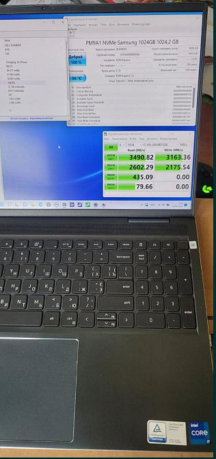 Ноутбук Dell Inspiron 16 Plus 7610. i7-11800H, 16Gb, 1Tb, 3K IPS 16