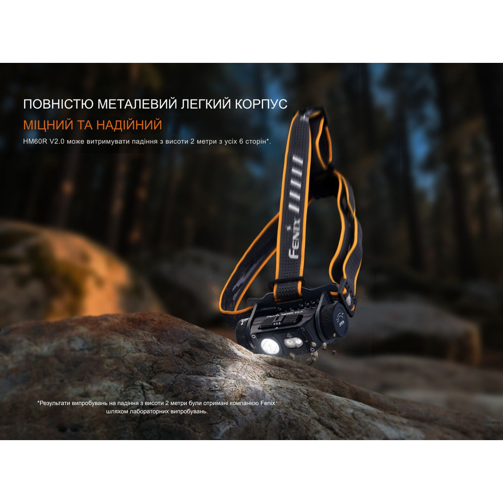 Ліхтар налобний Fenix HM60R 2.0 Київ - фото 18