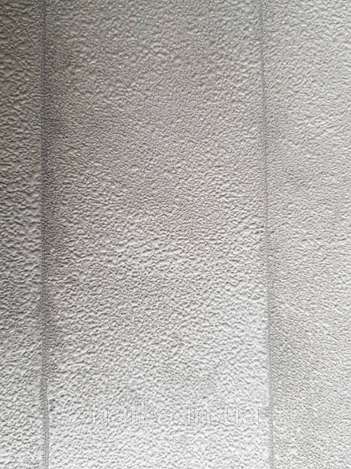 Обои виниловые на флизелине Marburg Atelier 31401 метровые лофт полосы под металл светло серые белые серебро Киев - изображение 2