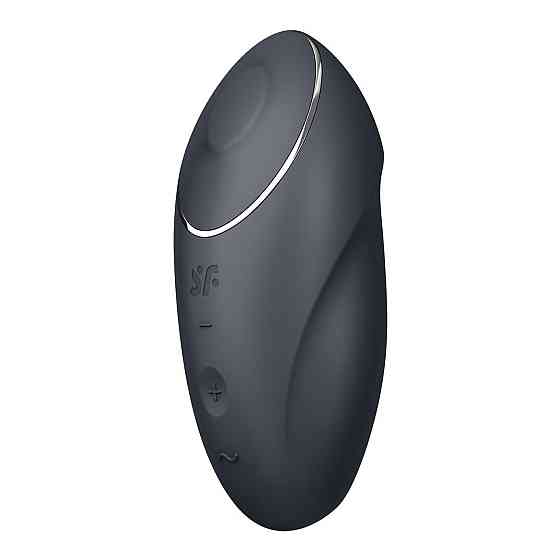 Вибростимулятор-пульсатор Satisfyer Tap & Climax 1 Grey, эффект постукивания пальцем, 2 мотора Sex Aura Киев