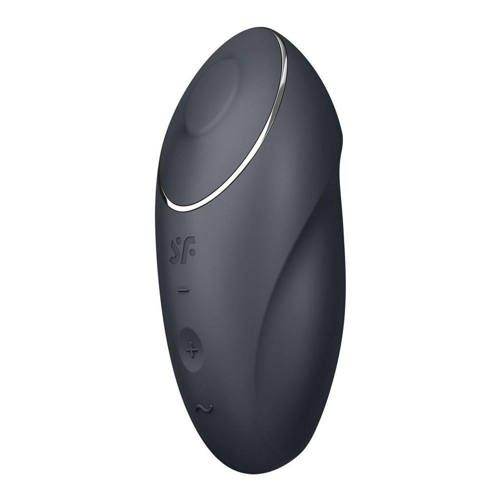 Вибростимулятор-пульсатор Satisfyer Tap & Climax 1 Grey, эффект постукивания пальцем, 2 мотора Sex Aura Киев - изображение 4