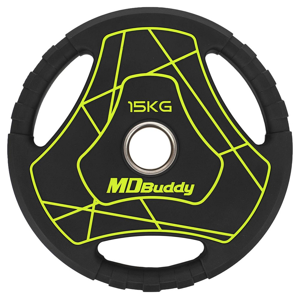 Блин (диск) полиуретановый 15 кг 51 мм MD Buddy-9647-15 Киев - изображение 2