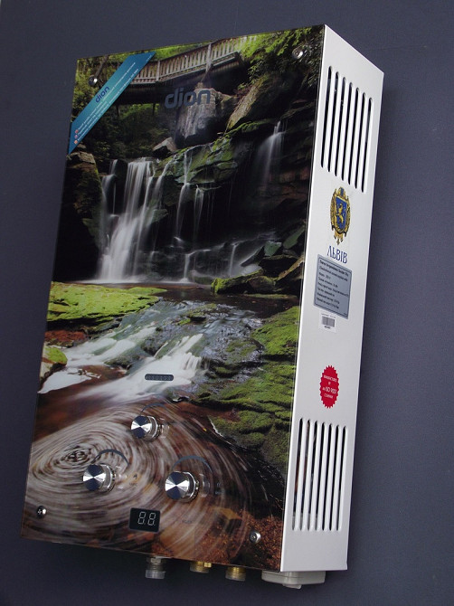 Водонагреватель газовый DION JSD 10 дисплей (водопад) New Waterfall Киев - изображение 1
