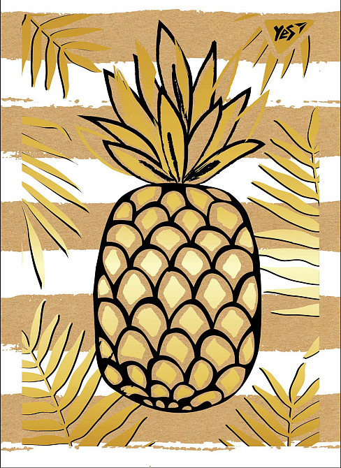 Блокнот В6/80 арк."Yes" # клей, СМИК+білила+фольга Tropico крафт, 891451, шт Київ - фото 1