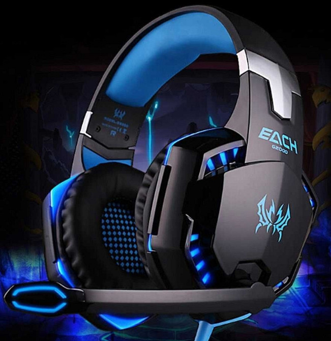 Ігрові навушники Kotion Each G2000 з мікрофоном і підсвіткою Харків - фото 7