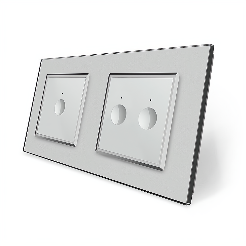 LIVOLO Сенсорний вимикач Sense 3 сенсора (1-2) Livolo сірий скло (VL-C7FC1/FC2-4IP) Коломыя - изображение 4