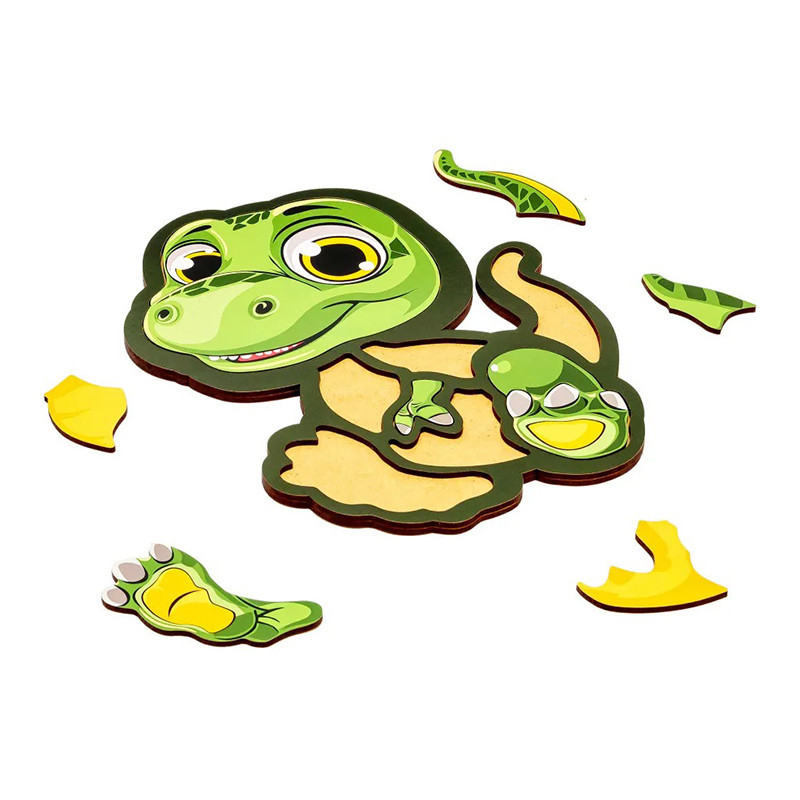 Дитячий пазл-вкладиш "Динозавр" Puz-22970, 8 елементів Вінниця - фото 2