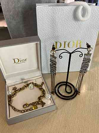Діор набір сережки та браслет/ Dior Одеса