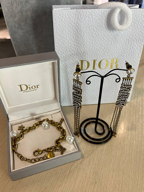 Діор набір сережки та браслет/ Dior Одеса - фото 2