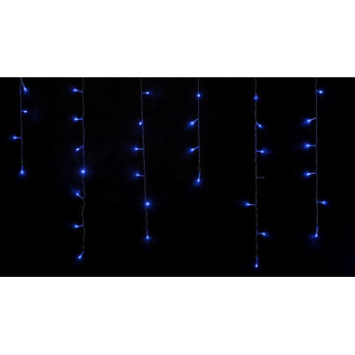 Гірлянда Delux ICICLE С 100 LED 3,2x0,7m синій/прозорий IP20 (90015253) Вінниця - фото 2