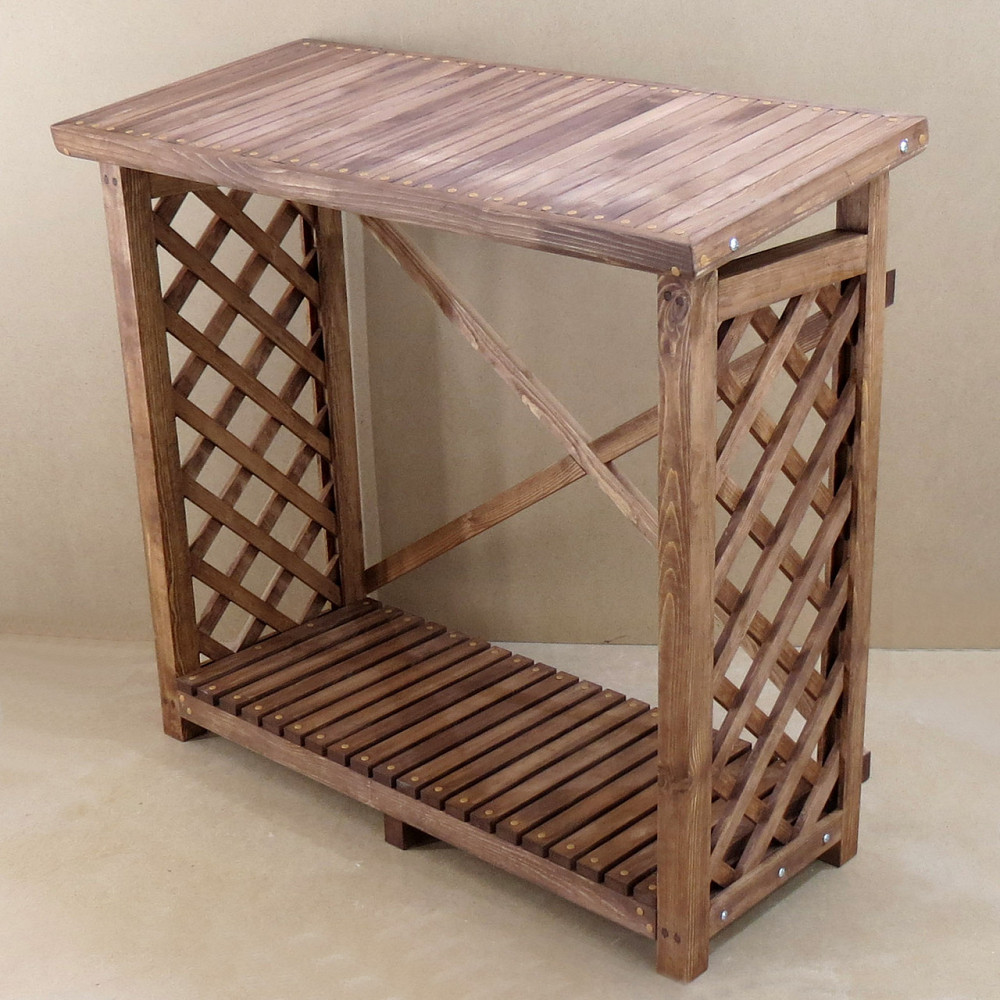 Дровница деревянная 