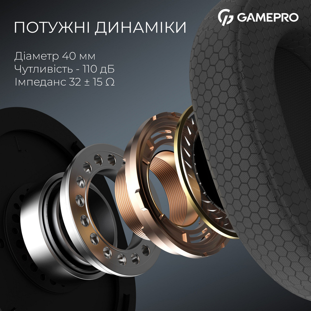 Гарнітура GamePro Asgard Bragi Black (HSW250B) ( Чорний ) Харків - фото 7