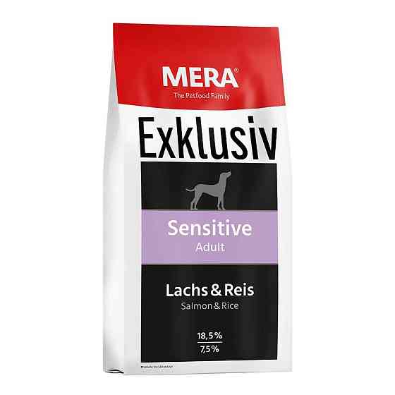 MERA Exklusiv Sensitive Adult Lachs Reis (Мера Ексклюзив Едалт Лосось і Рис) сухий корм для собак для шлунково-кишкового тракту Запоріжжя