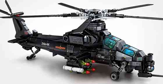 Конструктор модель боевой вертолет КА 52 Sluban 913 шт блоков Lego. Харьков