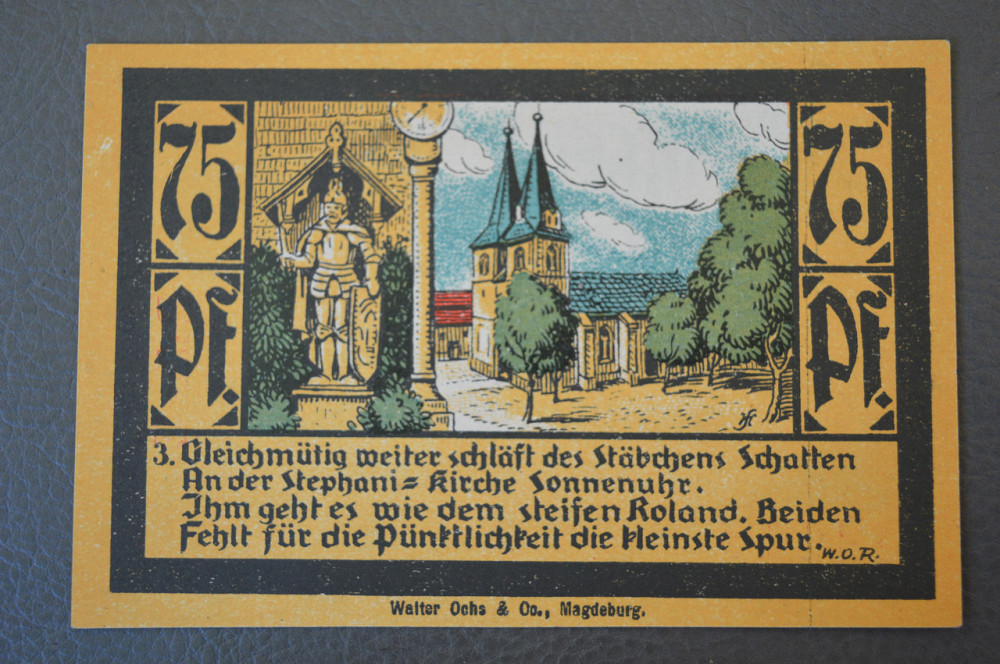 Німеччина Нотгельд 75 Pf 19..р.( 9) Полтава - фото 1