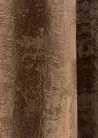 Шторна тканина жакард, колекція "Sultan XO" Туреччина колір коричневий 1827ш Київ