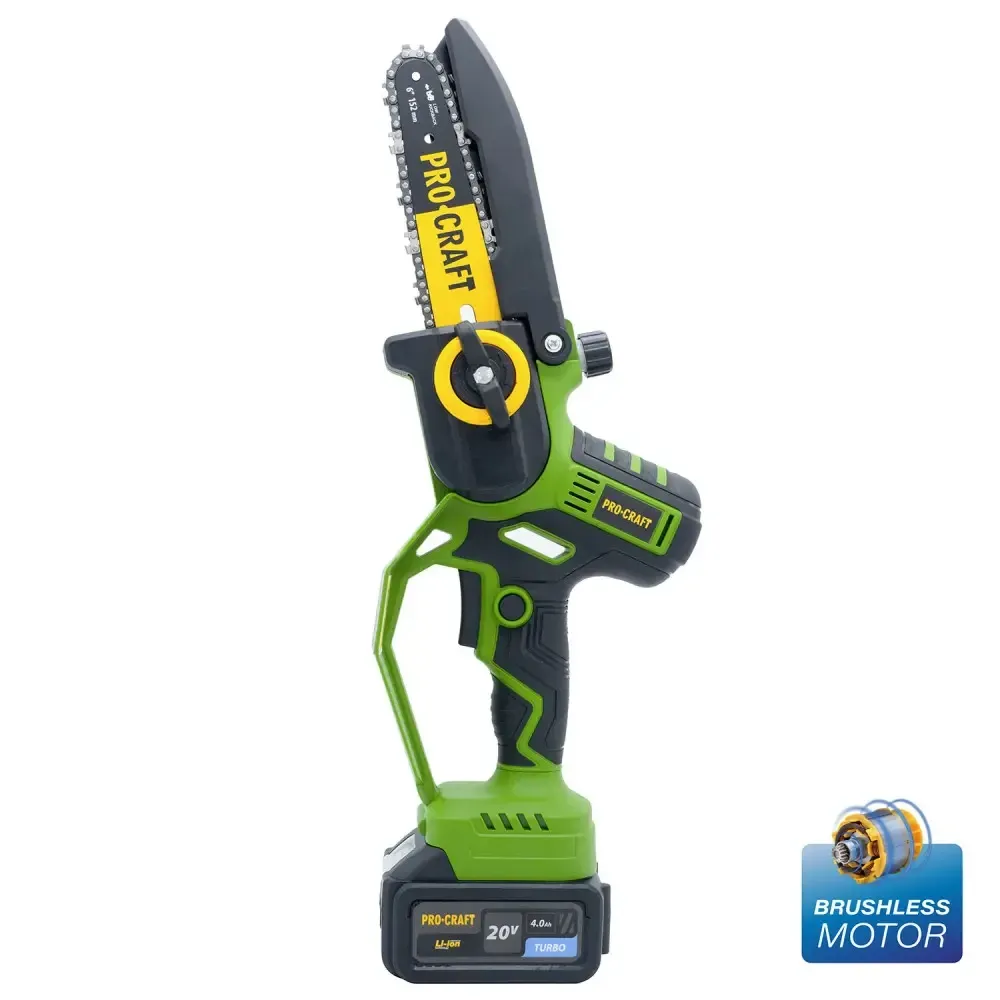 Бесщеточная аккумуляторная цепная пила PKA32Li,Аккумуляторные пилы для дачи Procraft, Аккумуляторная мини пила С 1 акб Кобура Львов - изображение 4