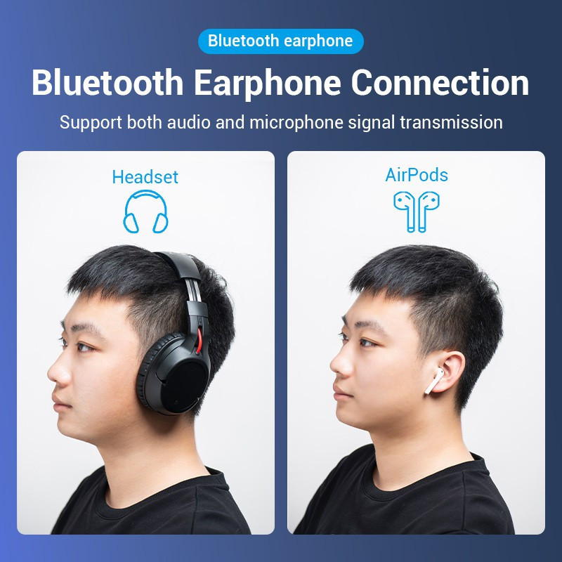 Адаптер Bluetooth Vention USB білий Київ - фото 2