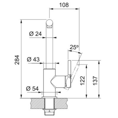 Змішувач Franke Lina L Shape (115.0693.393) Вінниця - фото 3