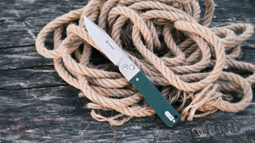 Ніж складаний Ganzo G767-GB зелений Киев - изображение 3