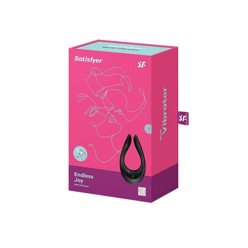 Вибратор для пар Satisfyer Endless Joy Black, 3 независимых мотора, многофункциональный Sex Aura Киев - изображение 4