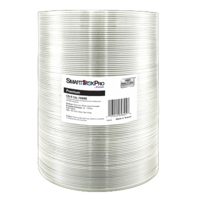 Диск CD SmartDisk PRO CD-R 700MB 52X Premium White InkJet Printable WRAP(23-118) (69825) Вінниця - фото 1
