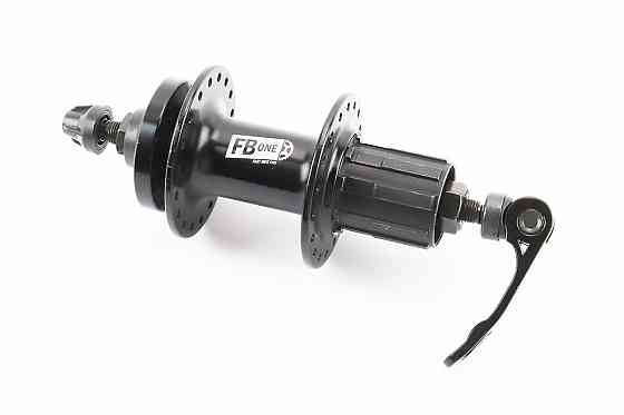 Втулка задня MTB алюмінієва 14Gx36H під касету 8-11зв, Disk-brake, 2 пром-підшипники 6200 2RS, кріпл. ексцентрик, чорна FB-A282В Київ