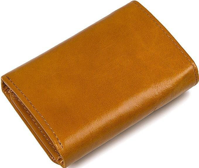 Кошелек Vintage 14597 кожаный Рыжий Киев - изображение 2