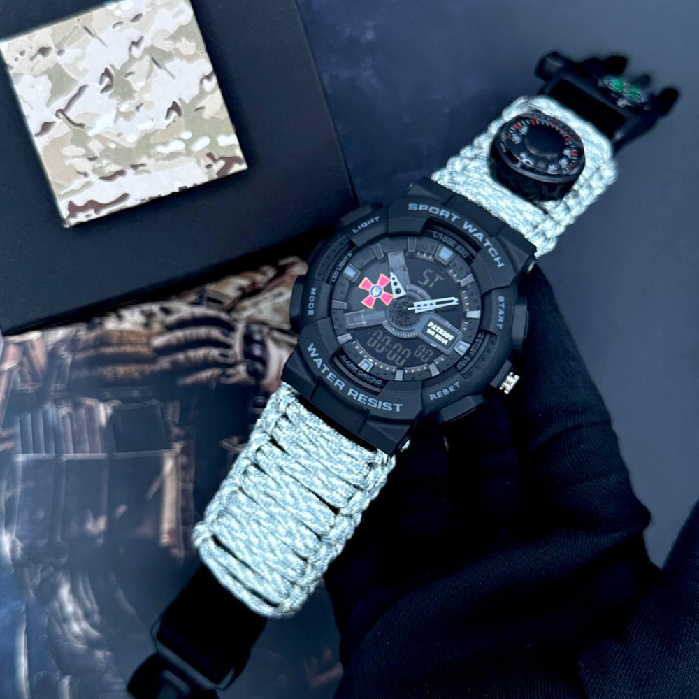 Patriot 005BKSU ЗСУ Чорні Паракордовий ремінець ACU + Коробка SBR Київ - фото 3