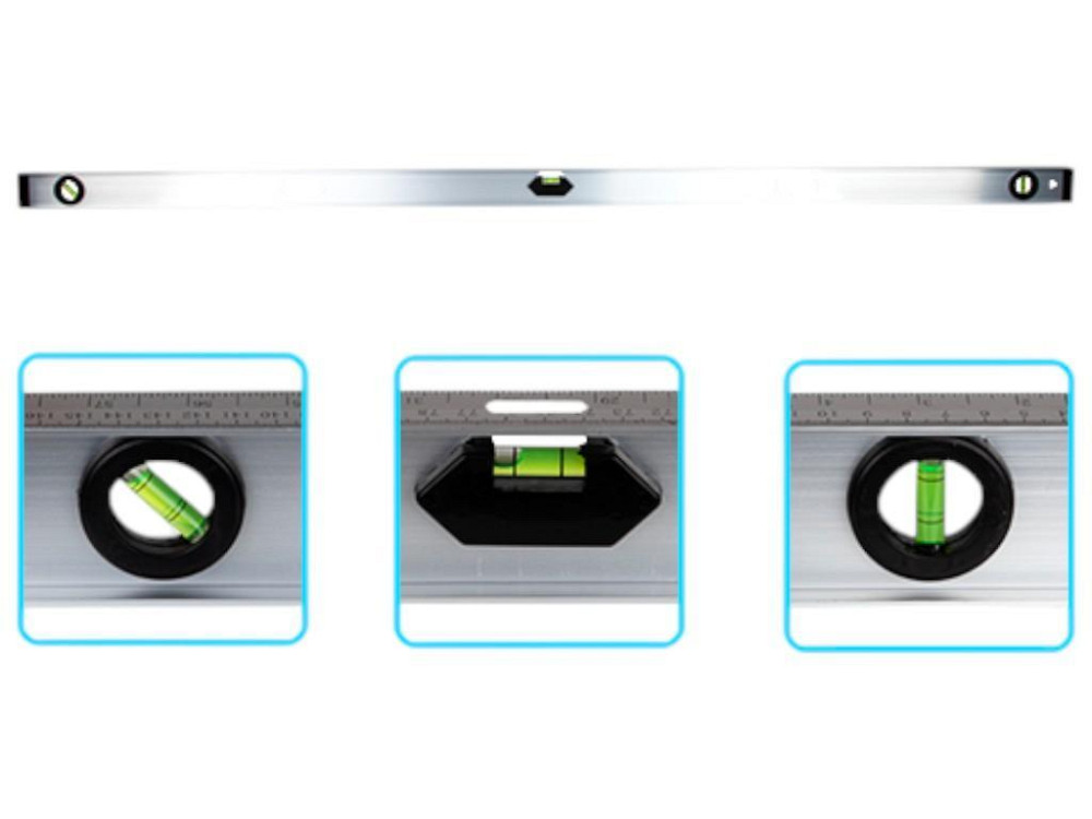 Рівень будівельний 150см, 3 капсули 2 ручки Alloid Харків - фото 2