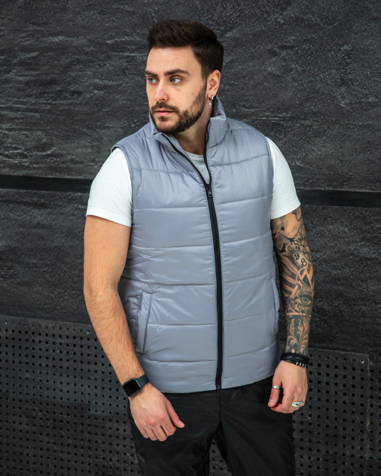 Жилетка чоловіча Сірий XL Харків - фото 2