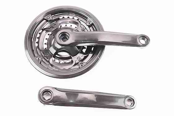 Шатуни "квадрат" 170мм, 42.34.24T MTB, чорні GR 02 (можливі потертості) Киев