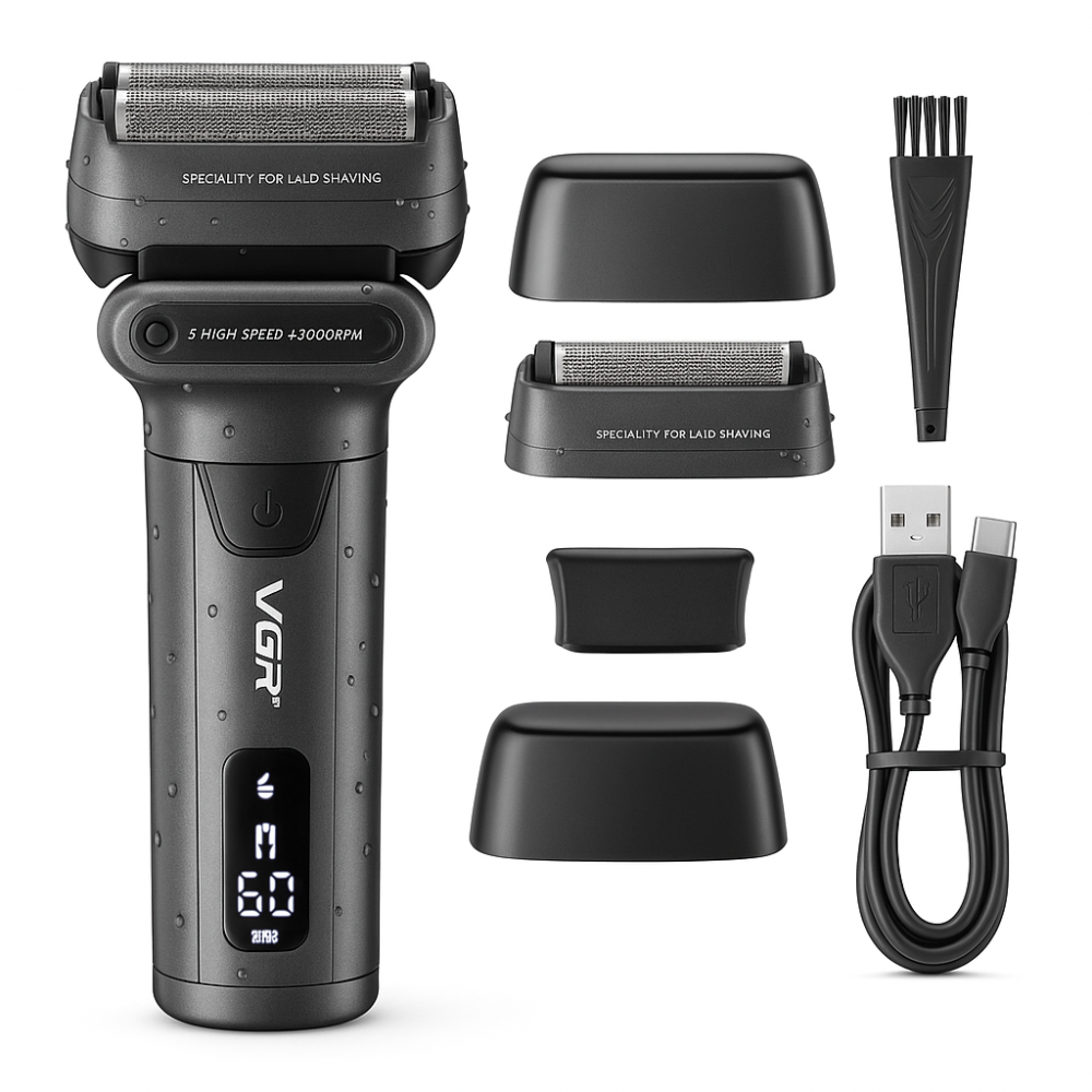 Електробритва для бороди VGR V-368, Хороша бритва портативна, Професійна бритва для волосся TV-96 Львів - фото 11