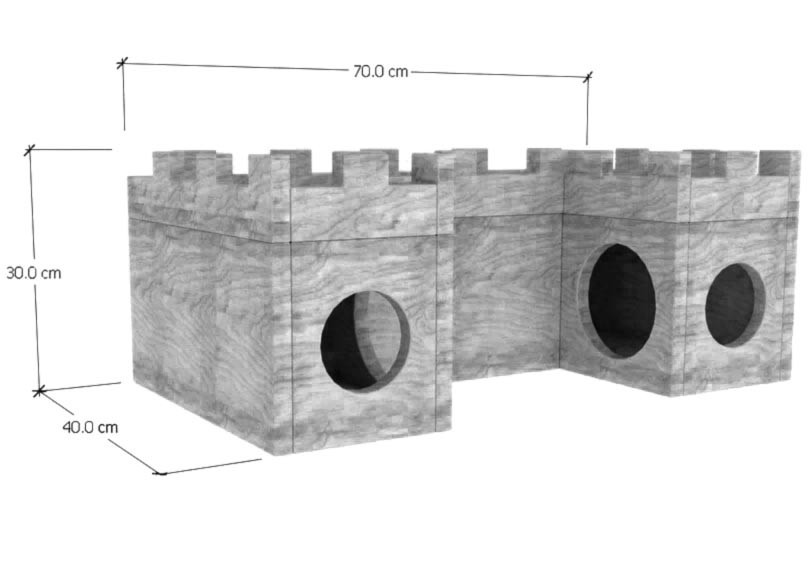Домик для шиншиллы 