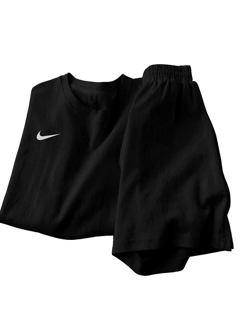 Женский летний спортивный костюм футболка с шортами Черный XL-XXL Харьков - изображение 6