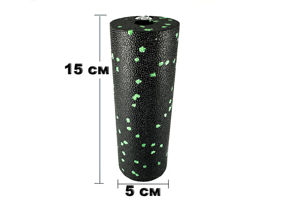 EasyFit Масажний ролик EasyFit EPP 15х5 см салатовий Киев - изображение 3