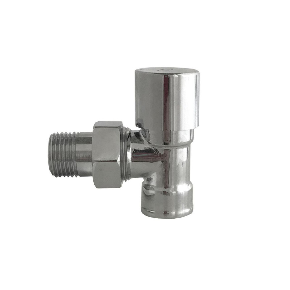 Кран вентильный угловой с американкой SOLOMON 1/2″ CHROM 1844 п/ключ Киев - изображение 2