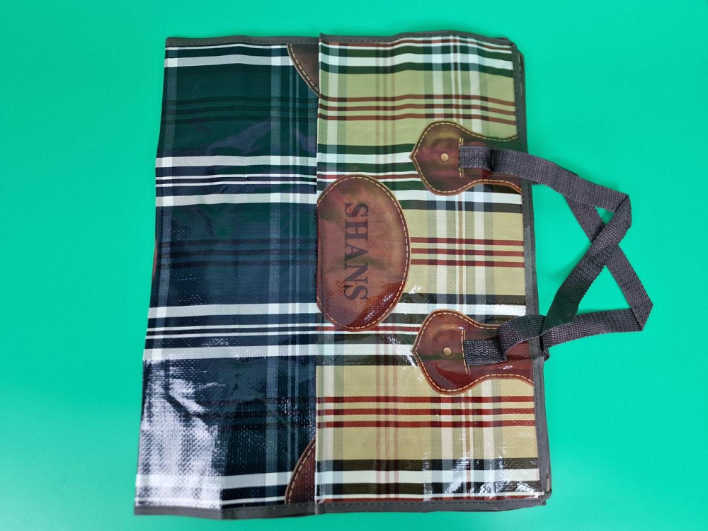 Сумка господарська, поліпропіленова, з кольоровим малюнком No4 Щільна (55x48x27) (1 шт.) Харків - фото 3