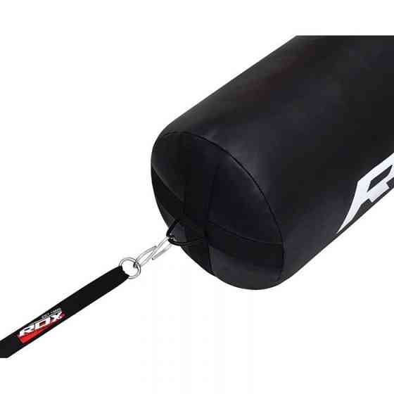 Боксерський мішок RDX Leather Black/Red 1.5 м, 45-55 кг Каменское