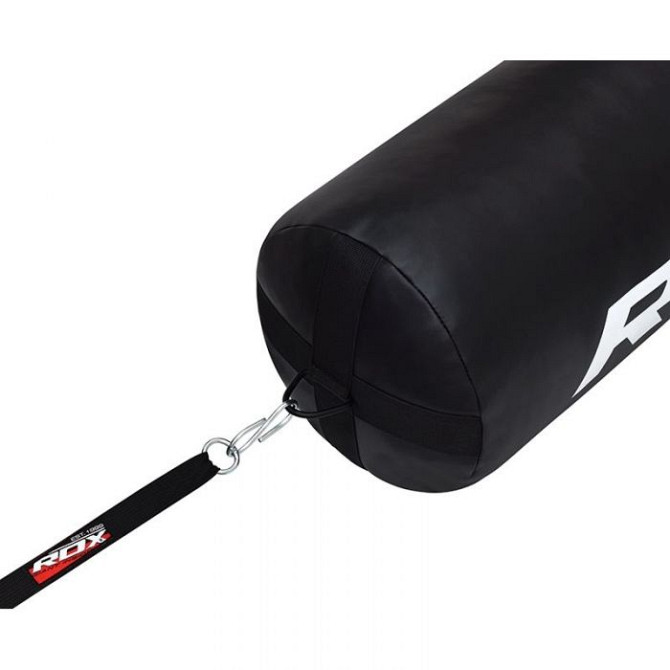 Боксерський мішок RDX Leather Black/Red 1.5 м, 45-55 кг Кам'янське - фото 3