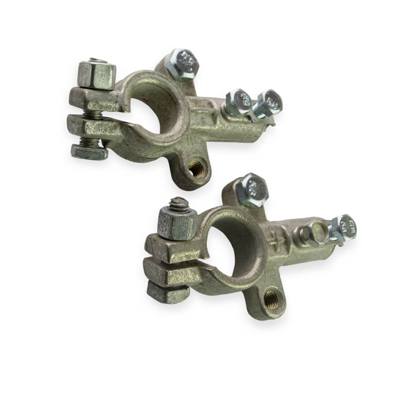 Клема легковая (к-т) латунь н/о усилен. луж.бел. Мукачево - изображение 1