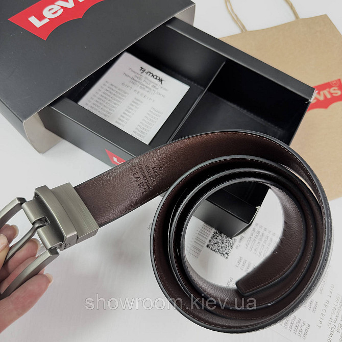 Чоловічий подарунковий набір гаманець і ремінь Levis (519) Київ - фото 10