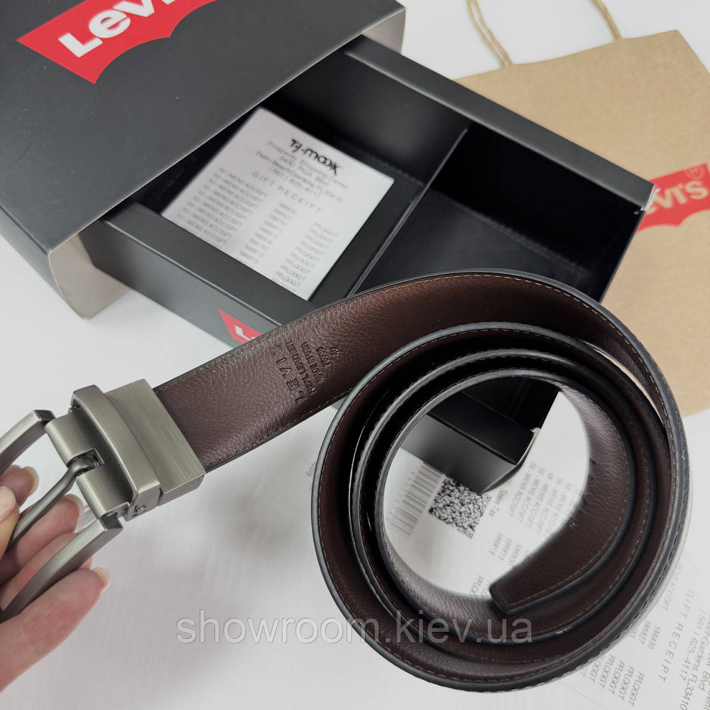 Мужской подарочный набор кошелек и ремень Levis (519) Киев - изображение 10