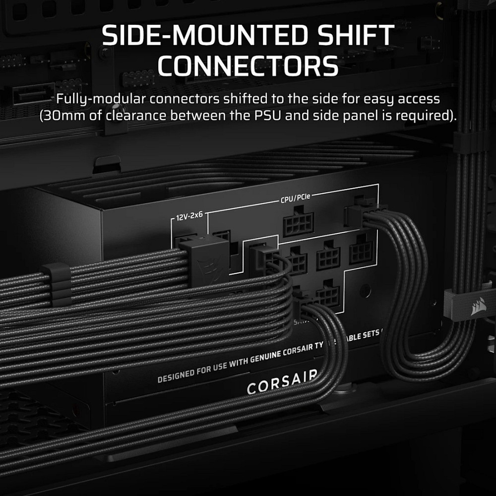 Блок живлення Corsair RM750x Shift ATX 3.1 750W (CP-9020298-EU) ( 22895 ) Харків - фото 3