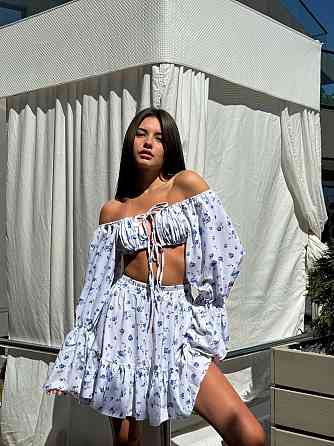 Женский стильный войлочный летний костюм софт Одесса