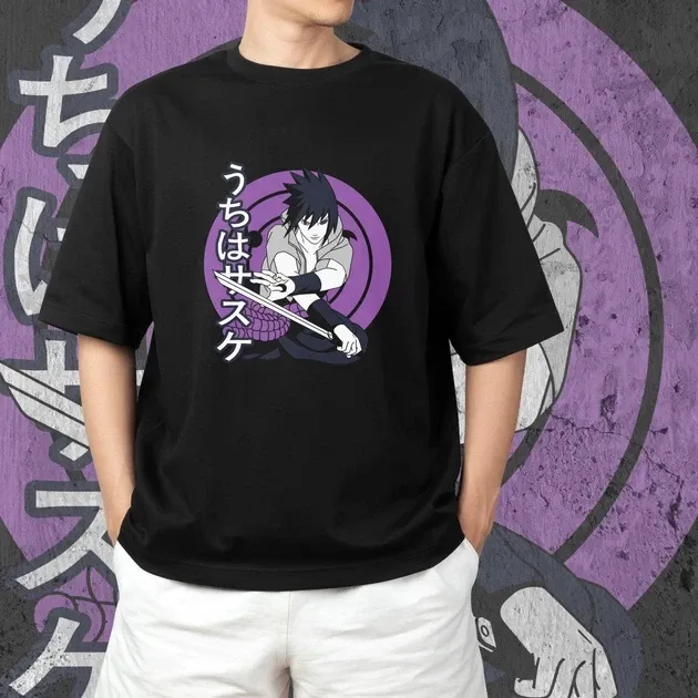 Футболка мужская с принтом Наруто Саске Учіха 2 Размер 48 Anime0294 Днепр - изображение 3